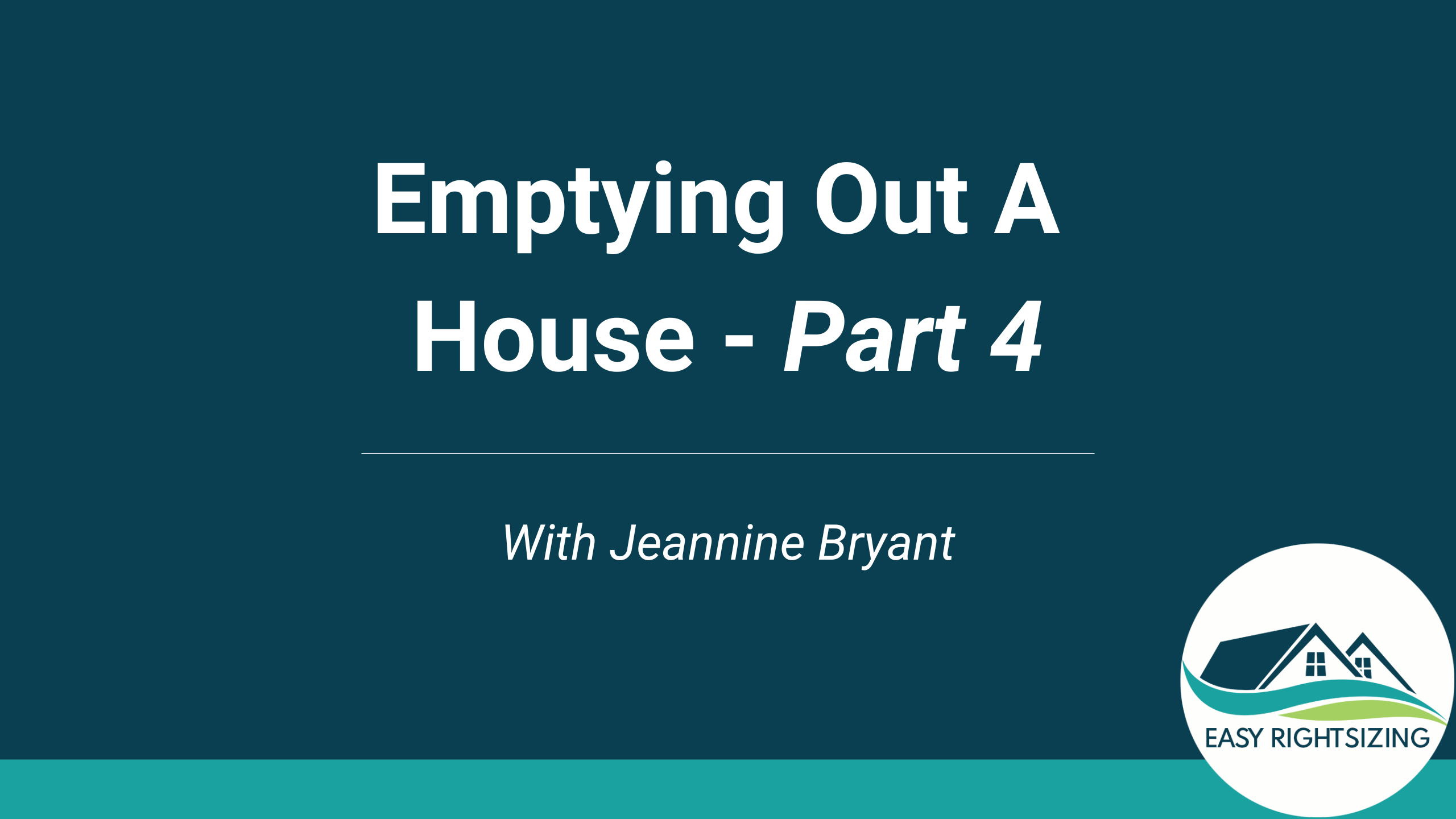 Emptying Out A House - Part 4