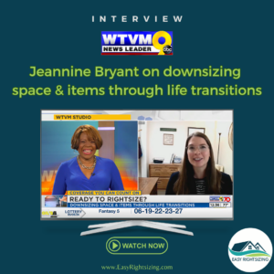 INTERVIEW: Jeannine Bryant on downsizing space & items through life transitions