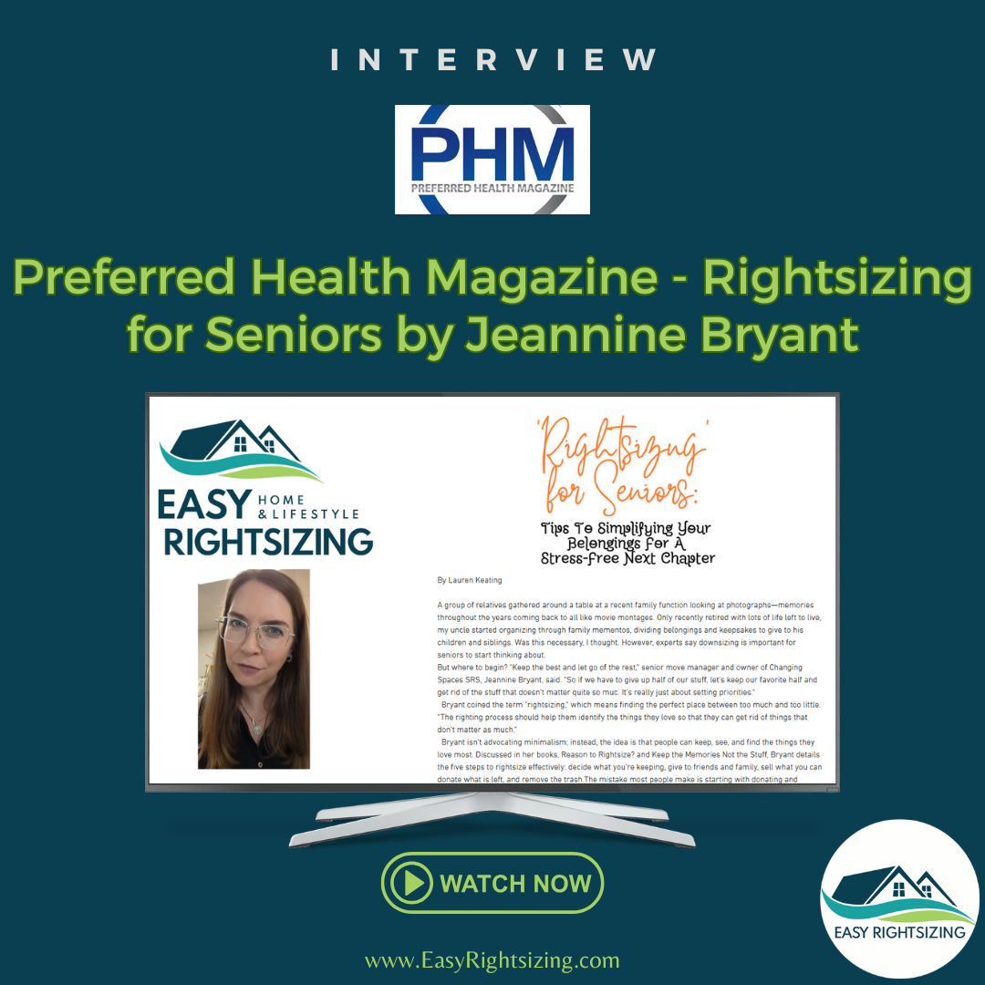 Preferred Health Magazine - Rightsizing for Seniors